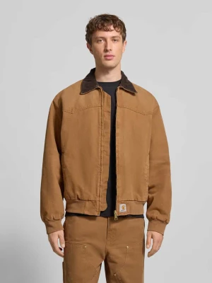 Kurtka z zamkiem błyskawicznym i Detal z logo Carhartt Work In Progress