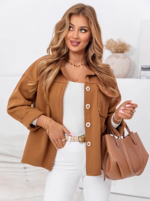 Kurtka zapinana na guziki Josilyn - mocha mousse - mocha mousse Pakuten
