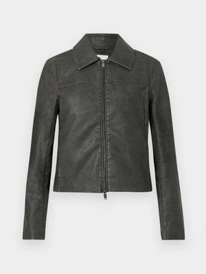 Kurtka ze skóry ekologicznej Abercrombie & Fitch