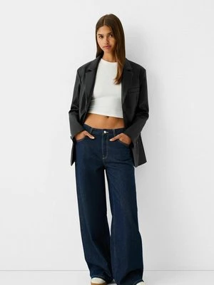 Kurtka ze skóry ekologicznej Bershka