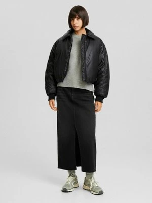 Kurtka ze skóry ekologicznej Bershka