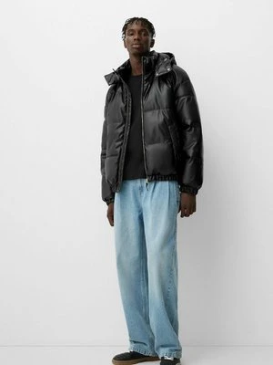 Kurtka ze skóry ekologicznej Bershka