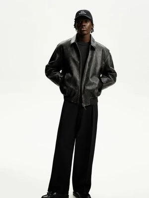 Kurtka ze skóry ekologicznej Bershka