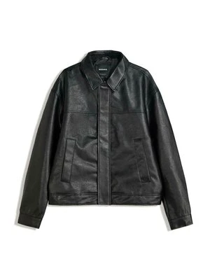 Kurtka ze skóry ekologicznej Bershka