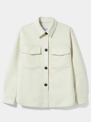 Kurtka ze skóry ekologicznej Bershka