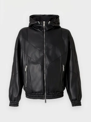 Kurtka ze skóry ekologicznej Dsquared2 czarny