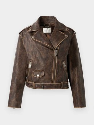 Kurtka ze skóry ekologicznej Guess