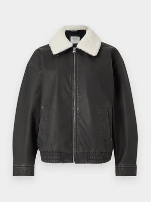 Kurtka ze skóry ekologicznej Hollister Co.