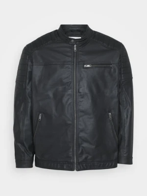 Kurtka ze skóry ekologicznej Jack&Jones czarny
