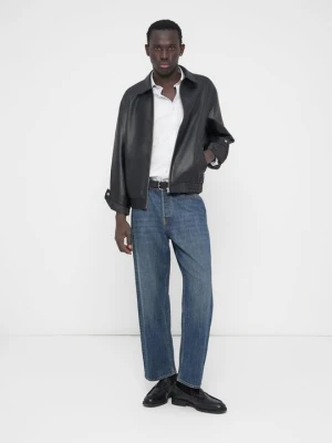Kurtka ze skóry ekologicznej Jack&Jones czarny
