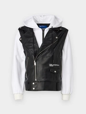 Kurtka ze skóry ekologicznej Karl Lagerfeld Jeans