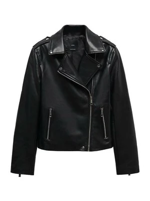 Kurtka ze skóry ekologicznej Mango