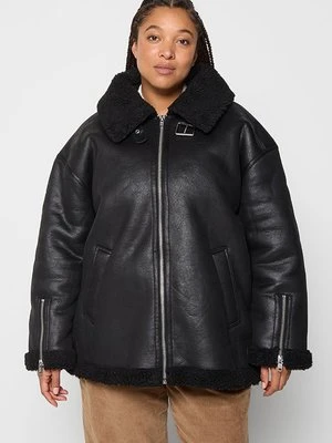 Kurtka ze skóry ekologicznej Monki