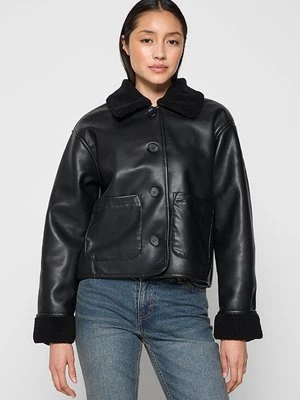 Kurtka ze skóry ekologicznej Monki