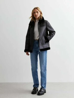 Kurtka ze skóry ekologicznej New Look