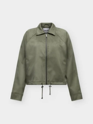 Kurtka ze skóry ekologicznej Noisy May khaki