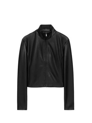 Kurtka ze skóry ekologicznej OYSHO