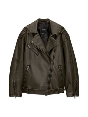 Kurtka ze skóry ekologicznej PULL&BEAR