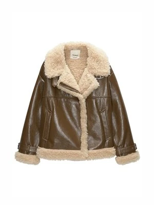 Kurtka ze skóry ekologicznej PULL&BEAR