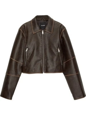 Kurtka ze skóry ekologicznej PULL&BEAR
