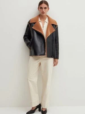 Kurtka ze skóry ekologicznej Stefanel