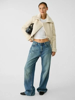 Kurtka ze skóry ekologicznej Stradivarius