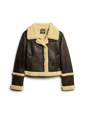 Kurtka ze skóry ekologicznej Superdry & Co
