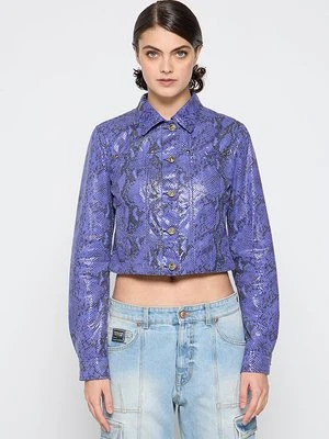 Kurtka ze skóry ekologicznej Versace Jeans Couture
