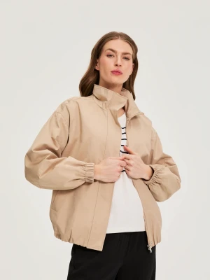 Kurtka ze stójką beżowa Moodo