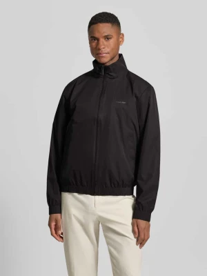 Kurtka ze stójką i logo CK Calvin Klein