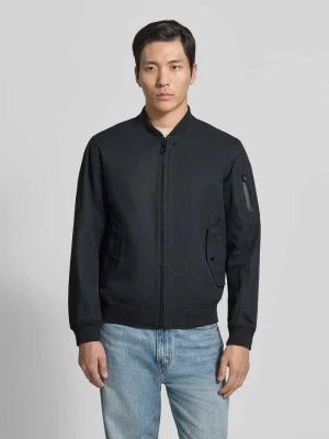 Kurtka ze stójką i zamkiem błyskawicznym dwustronnym model 'FLAP' G-LAB