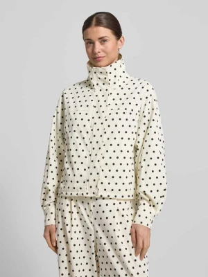 Kurtka ze stójką model 'CALLISA DOT' NEO NOIR