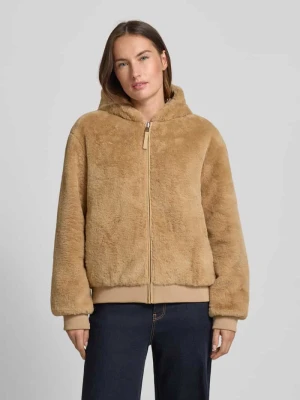 Kurtka ze sztucznego futra o kroju regular fit z kapturem s.Oliver RED LABEL