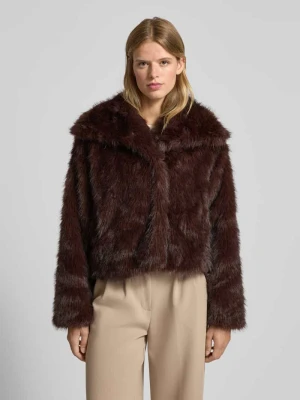 Kurtka ze sztucznego futra o kroju relaxed fit zapięcie na haftkę model ‘DAWN LIFE’ Only