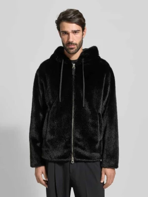 Kurtka ze sztucznego futra z dwustronnym zamkiem błyskawicznym Antony Morato