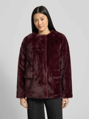 Kurtka ze sztucznego futra z kieszeniami z patką Lauren Ralph Lauren