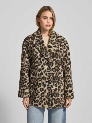 Kurtka ze sztucznego futra z kołnierzem z połami i listwą guzikową Fuchs Schmitt