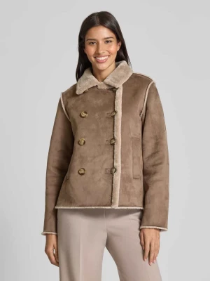 Kurtka ze sztucznego futra z wykładanym kołnierzem Fuchs Schmitt