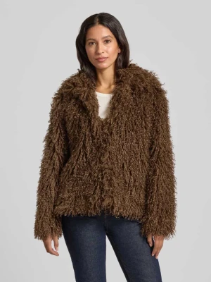 Kurtka ze sztucznego futra z wykładanym kołnierzem Rich & Royal