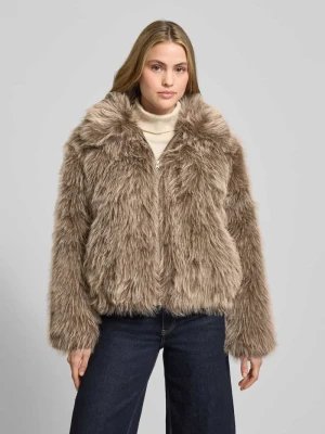 Kurtka ze sztucznego futra z zamkiem błyskawicznym Stefanel