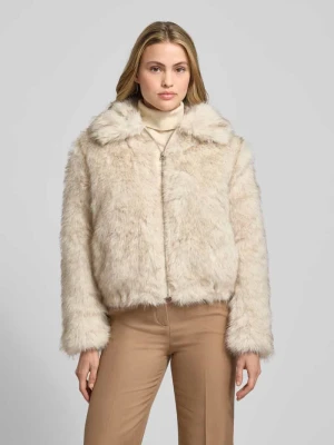 Kurtka ze sztucznego futra z zamkiem błyskawicznym Stefanel