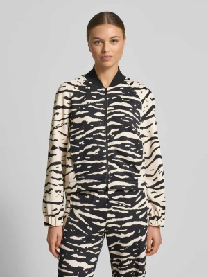 Kurtka ze wzorem na całej powierzchni i dwustronnym zamkiem błyskawicznym Marc Cain