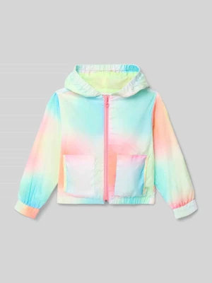 Kurtka ze wzorem na całej powierzchni i kapturem BILLIEBLUSH