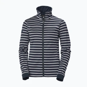Bluza żeglarska damska Helly Hansen Crew Fleece navy stripe