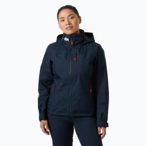 Kurtka żeglarska damska Helly Hansen Crew Hooded Midlayer 2.0 navy Granatowy