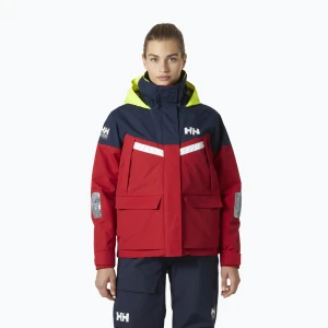Kurtka żeglarska damska Helly Hansen Pier 4.0 red