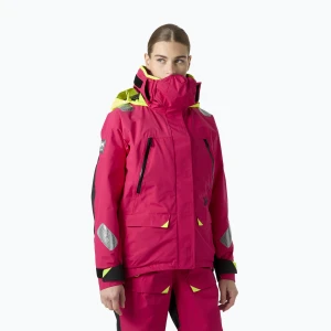 Kurtka żeglarska damska Helly Hansen Skagen Offshore cranberry