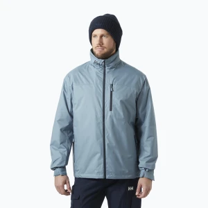 Kurtka żeglarska męska Helly Hansen Crew Hooded Pile washed navy Niebieski