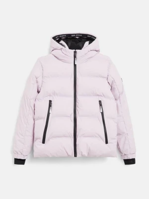 Pikowana kurtka unisex z podszewką z polaru / hydrofobowa s.Oliver fioletowy