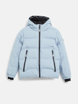 Pikowana kurtka unisex z podszewką z polaru / hydrofobowa s.Oliver niebieski